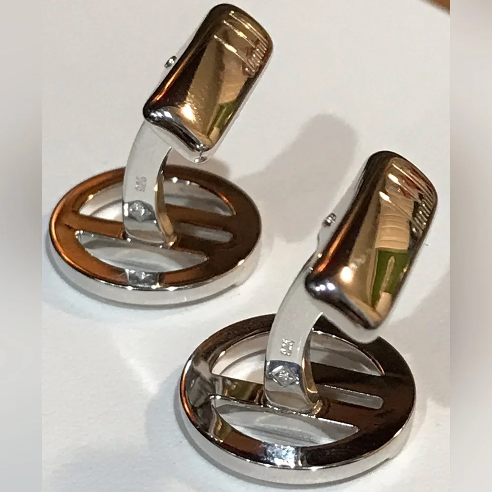 Dunhill Silver Ag925/Steel Cuff Links 🔥